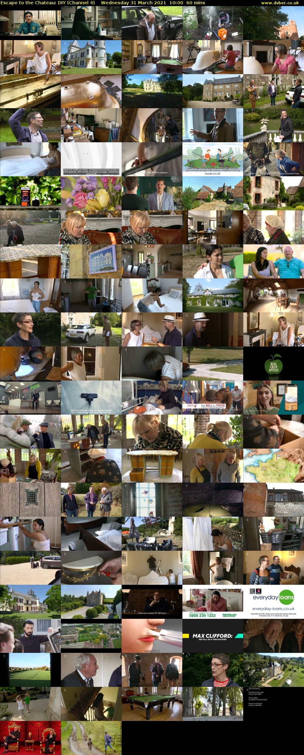 Escape to the Chateau: DIY (Channel 4) Wednesday 31 March 2021 10:00 - 11:00