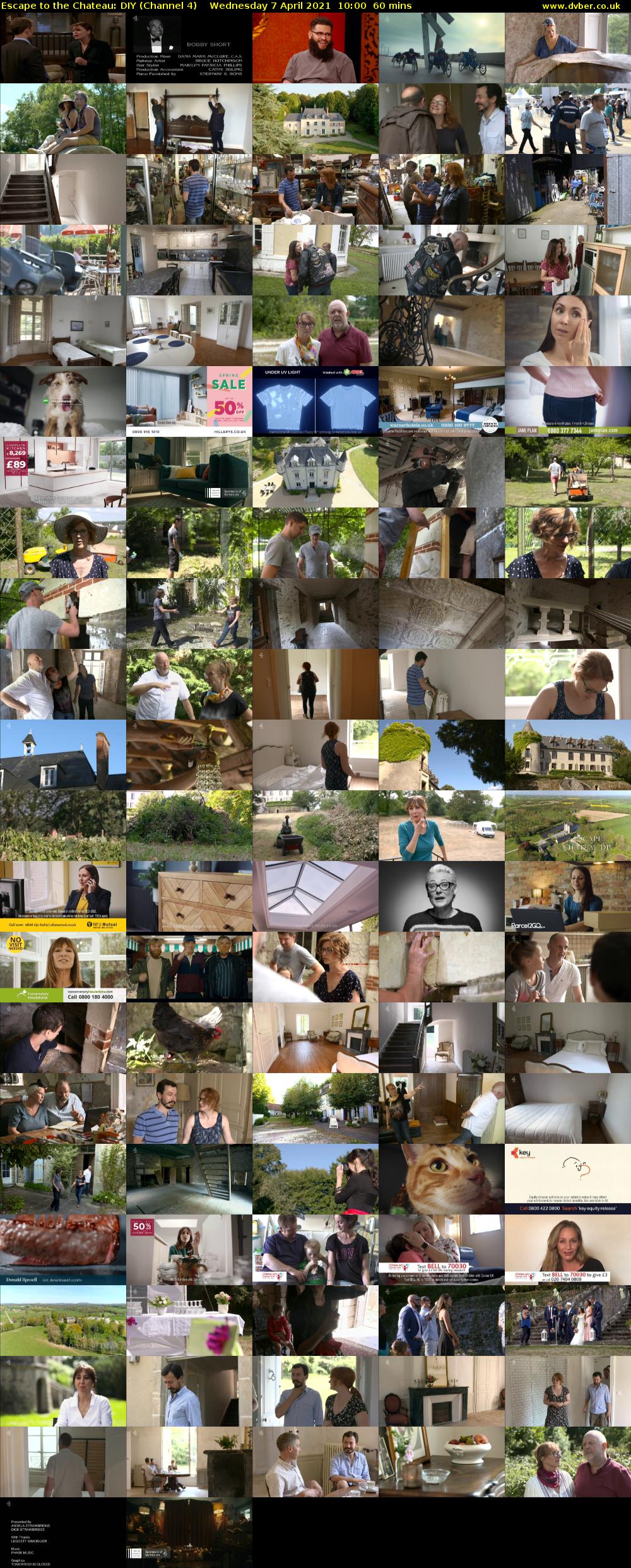 Escape to the Chateau: DIY (Channel 4) Wednesday 7 April 2021 10:00 - 11:00