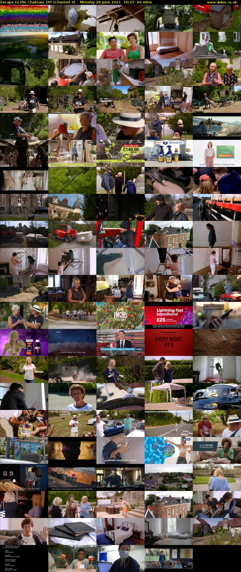 Escape to the Chateau: DIY (Channel 4) Monday 28 June 2021 10:25 - 11:25