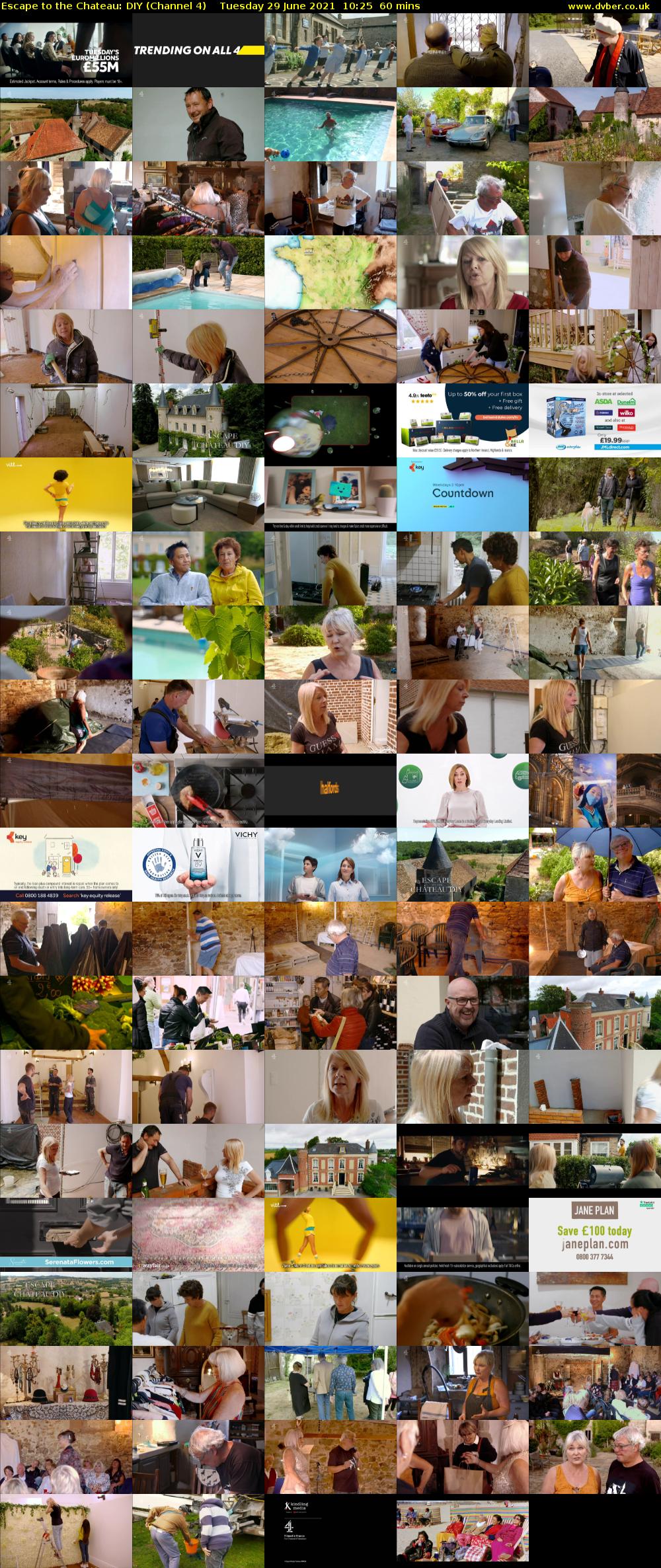 Escape to the Chateau: DIY (Channel 4) Tuesday 29 June 2021 10:25 - 11:25