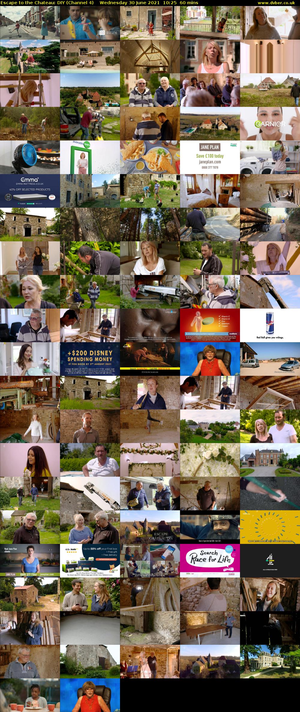 Escape to the Chateau: DIY (Channel 4) Wednesday 30 June 2021 10:25 - 11:25
