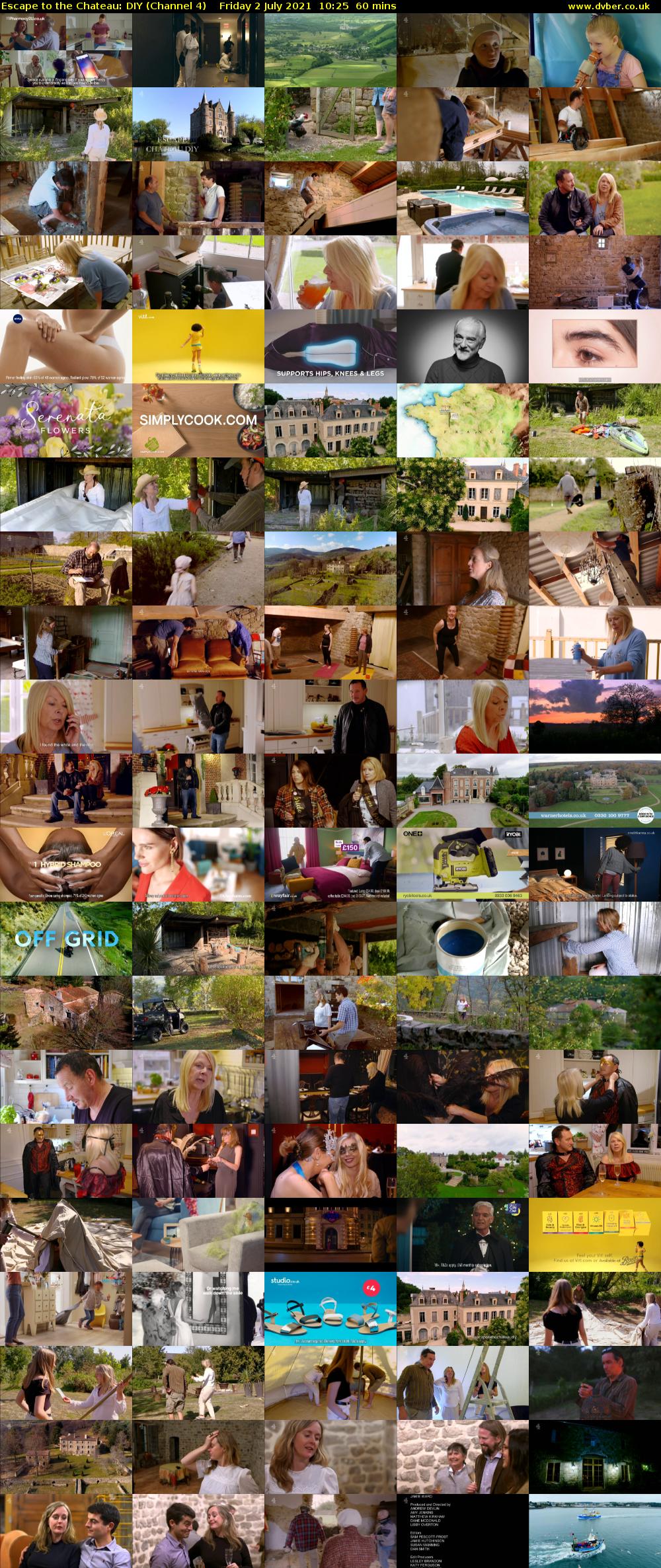 Escape to the Chateau: DIY (Channel 4) Friday 2 July 2021 10:25 - 11:25