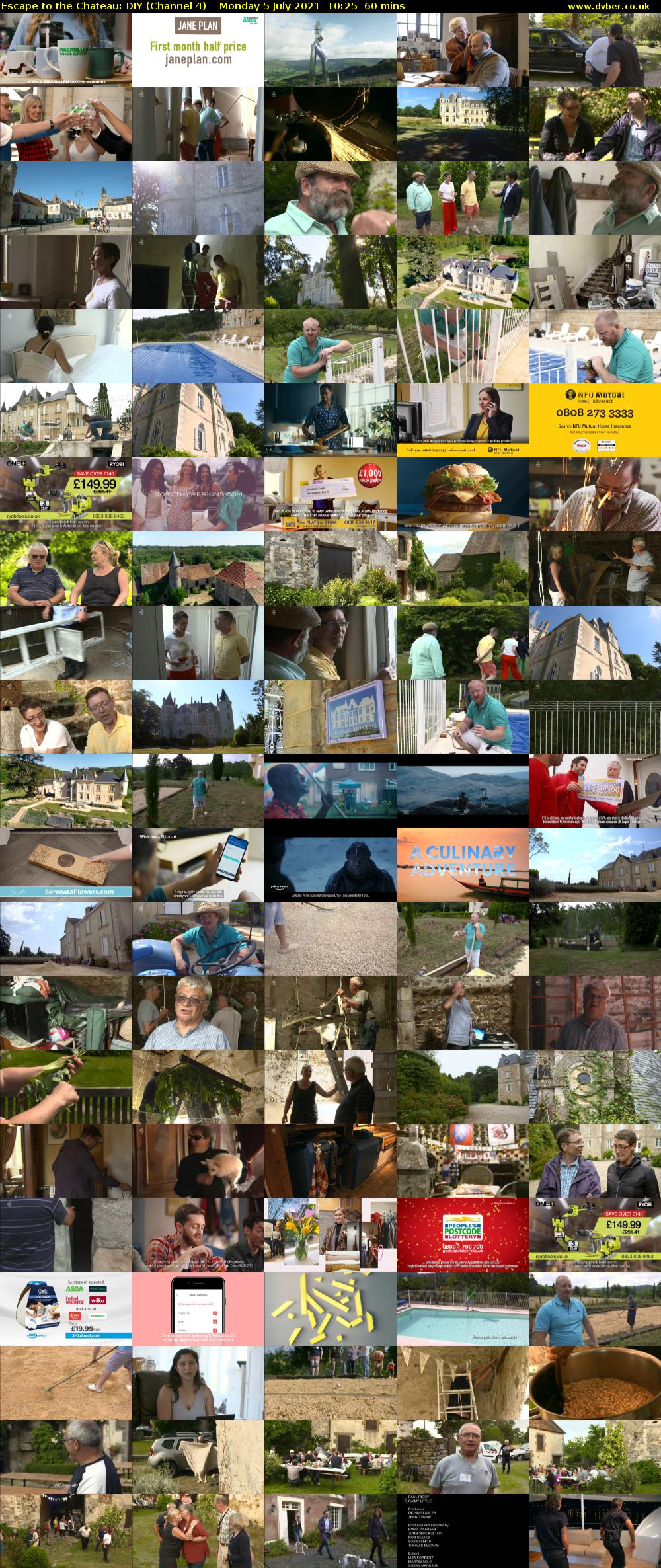Escape to the Chateau: DIY (Channel 4) Monday 5 July 2021 10:25 - 11:25