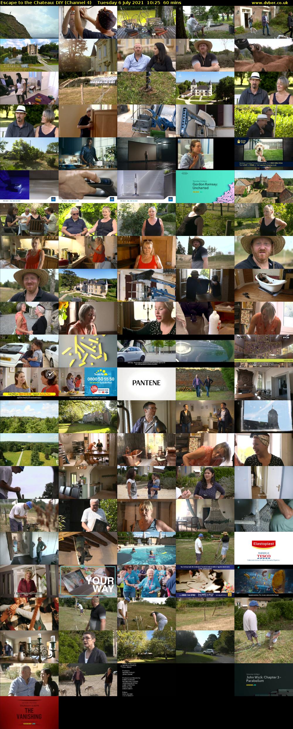 Escape to the Chateau: DIY (Channel 4) Tuesday 6 July 2021 10:25 - 11:25