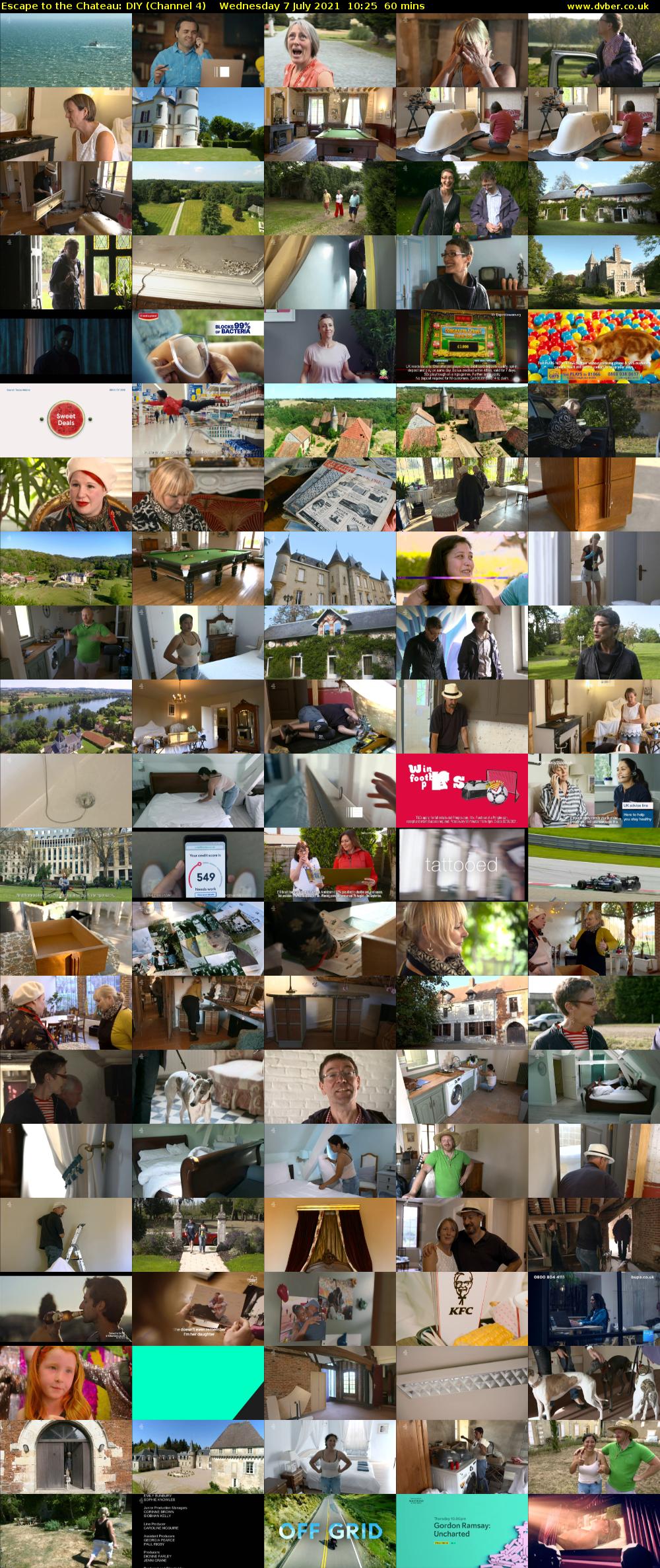 Escape to the Chateau: DIY (Channel 4) Wednesday 7 July 2021 10:25 - 11:25