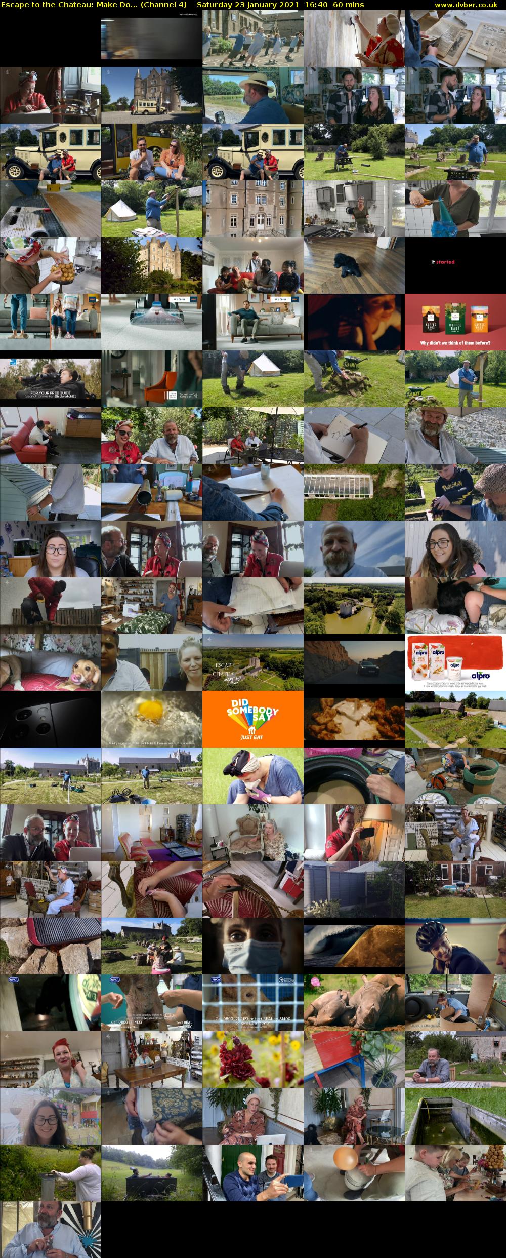 Escape to the Chateau: Make Do... (Channel 4) Saturday 23 January 2021 16:40 - 17:40
