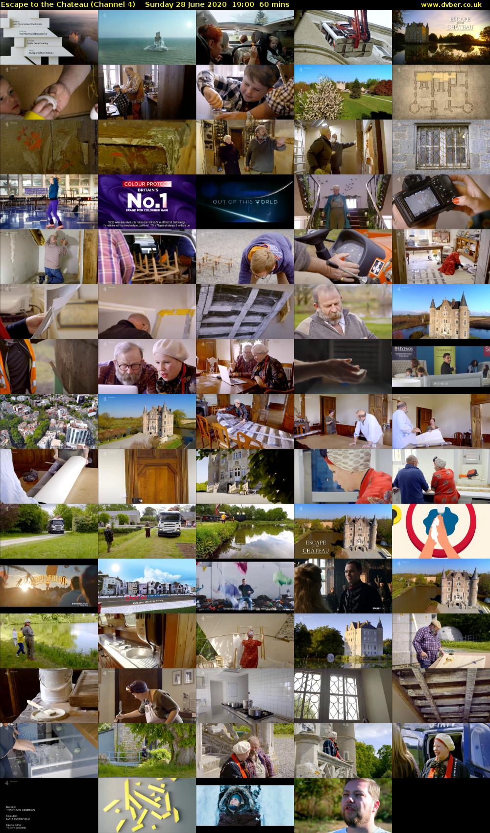 Escape to the Chateau (Channel 4) Sunday 28 June 2020 19:00 - 20:00