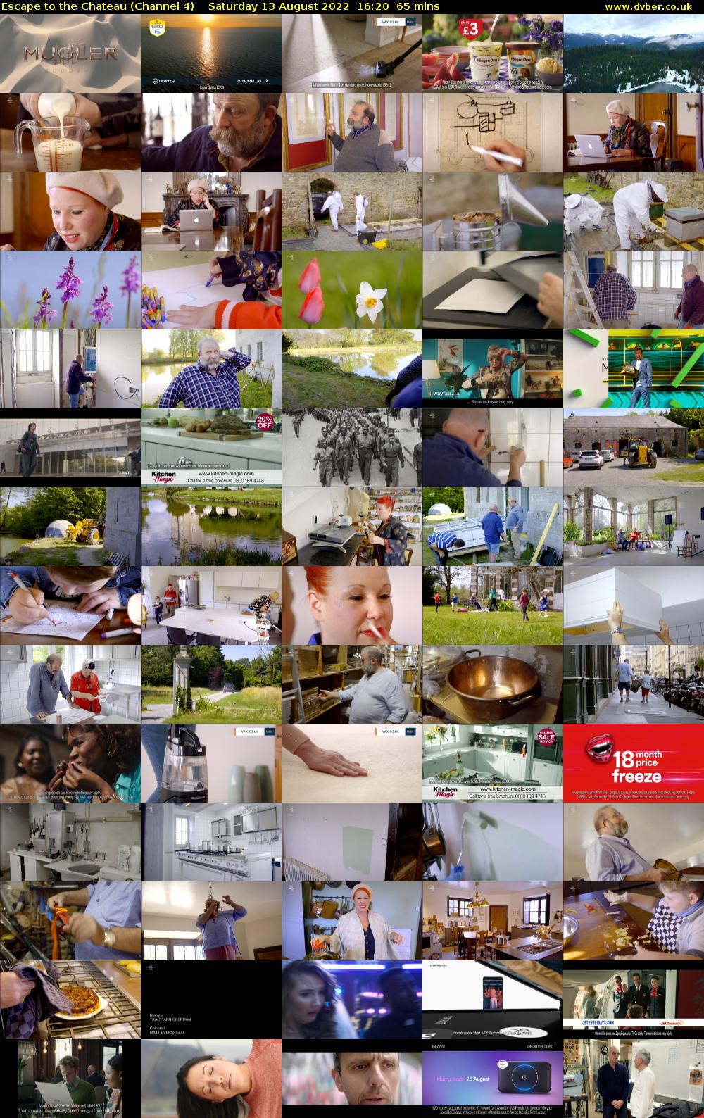Escape to the Chateau (Channel 4) Saturday 13 August 2022 16:20 - 17:25