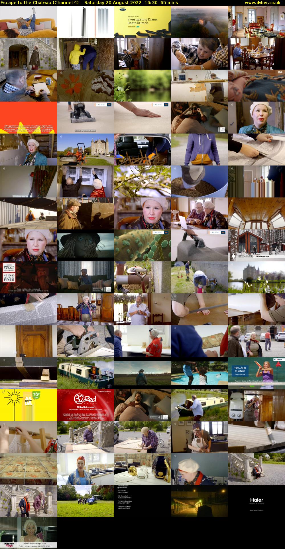 Escape to the Chateau (Channel 4) Saturday 20 August 2022 16:30 - 17:35
