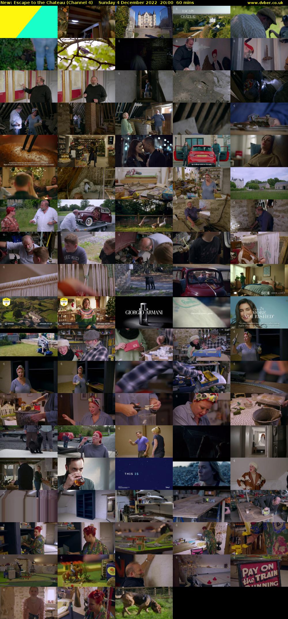 Escape to the Chateau (Channel 4) Sunday 4 December 2022 20:00 - 21:00