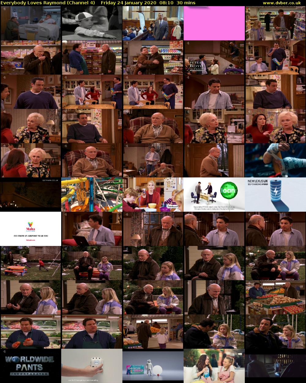 Everybody Loves Raymond (Channel 4) Friday 24 January 2020 08:10 - 08:40