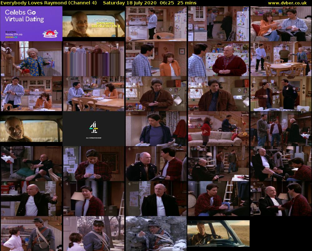 Everybody Loves Raymond (Channel 4) Saturday 18 July 2020 06:25 - 06:50