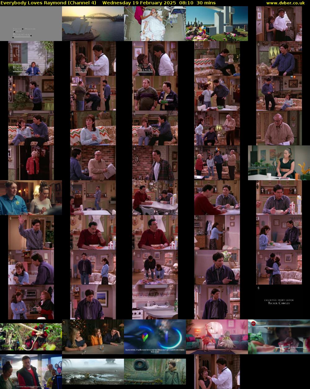 Everybody Loves Raymond (Channel 4) Wednesday 19 February 2025 08:10 - 08:40