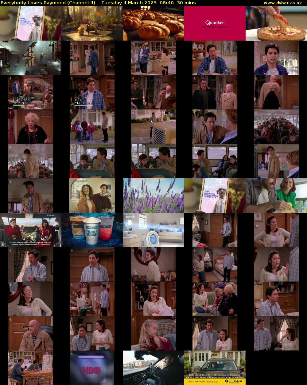 Everybody Loves Raymond (Channel 4) Tuesday 4 March 2025 08:40 - 09:10