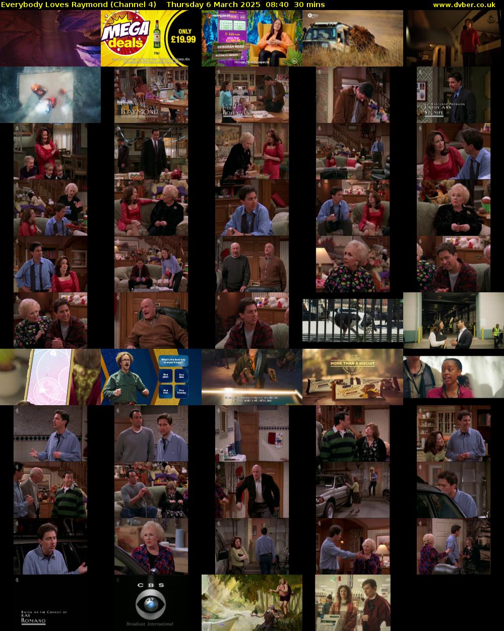 Everybody Loves Raymond (Channel 4) Thursday 6 March 2025 08:40 - 09:10