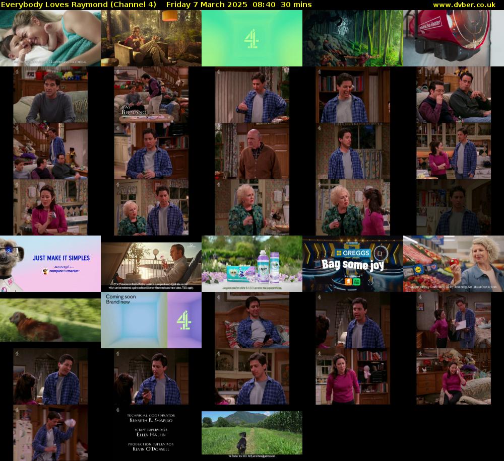 Everybody Loves Raymond (Channel 4) Friday 7 March 2025 08:40 - 09:10
