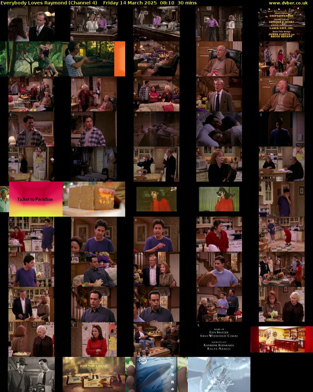Everybody Loves Raymond (Channel 4) Friday 14 March 2025 08:10 - 08:40