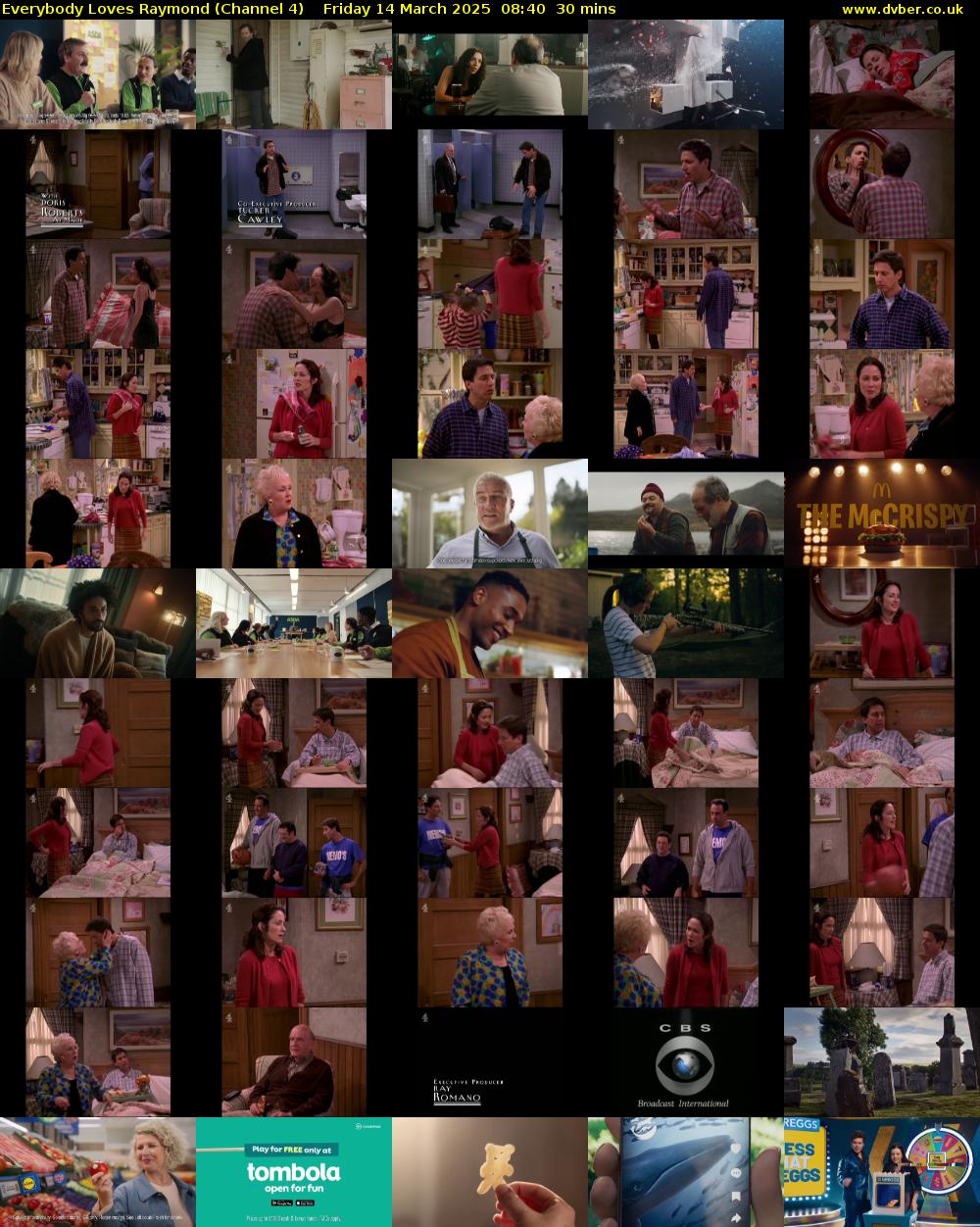 Everybody Loves Raymond (Channel 4) Friday 14 March 2025 08:40 - 09:10