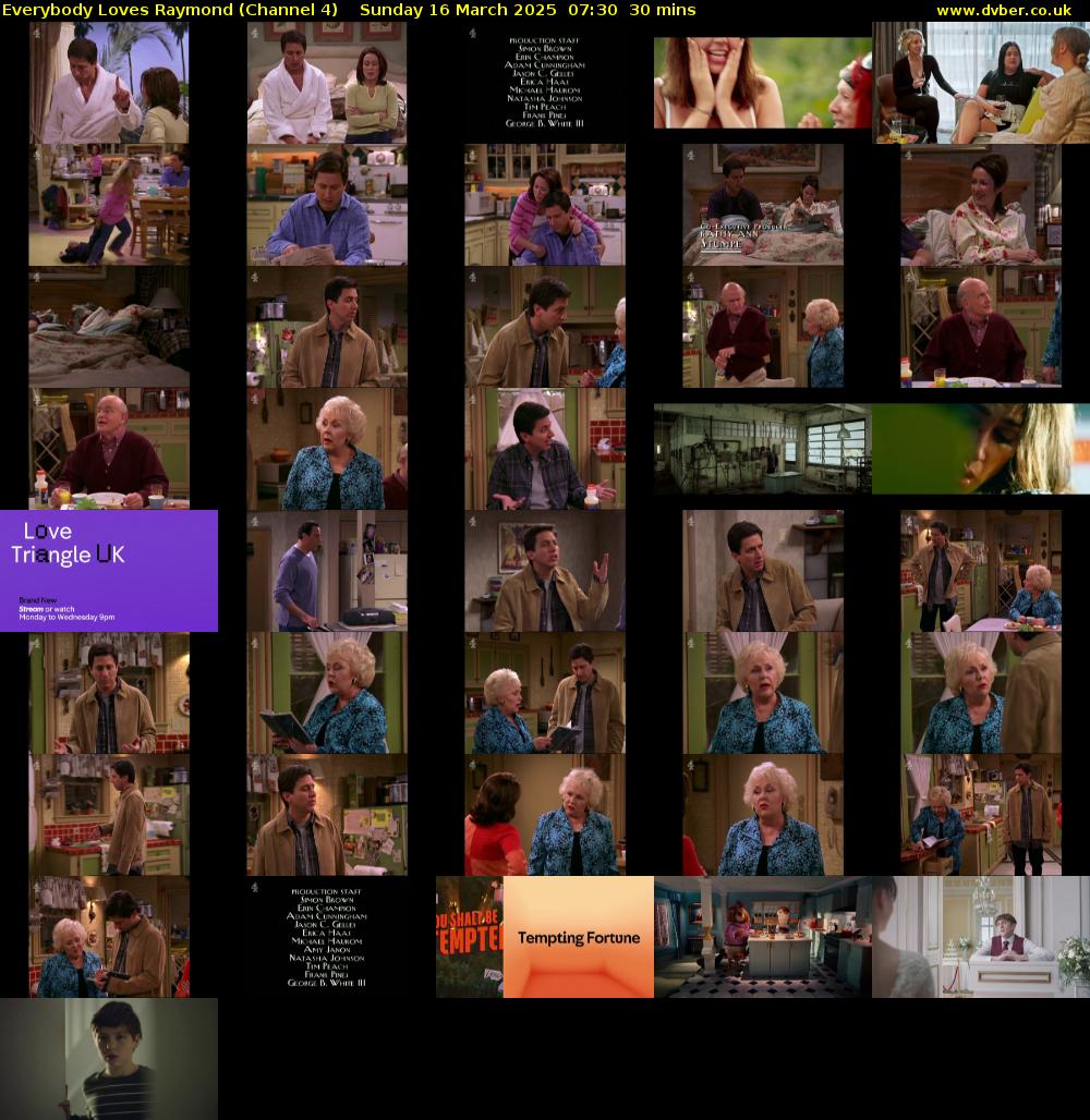 Everybody Loves Raymond (Channel 4) Sunday 16 March 2025 07:30 - 08:00