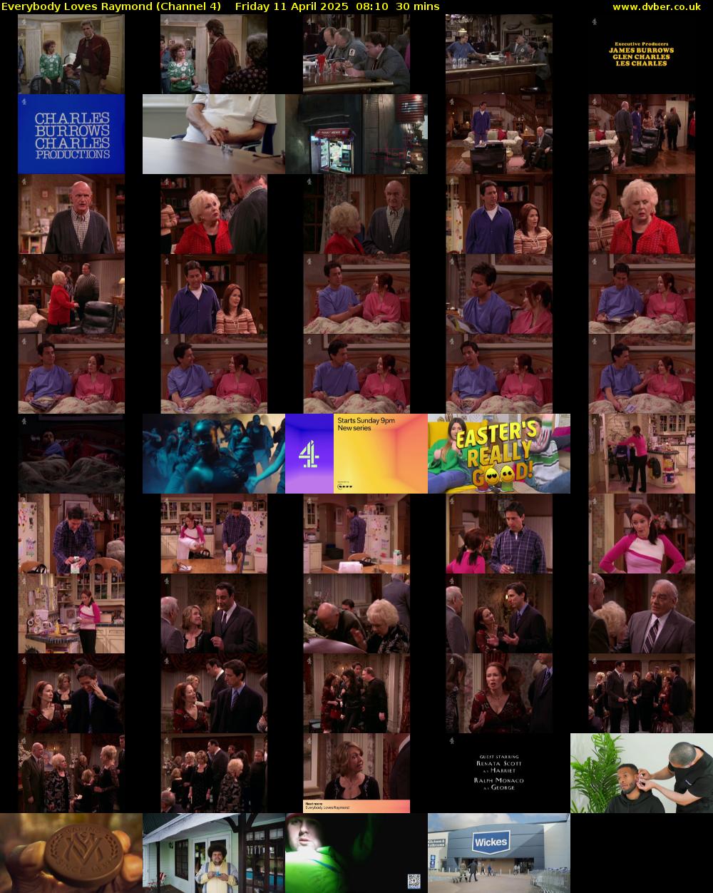 Everybody Loves Raymond (Channel 4) Friday 11 April 2025 08:10 - 08:40