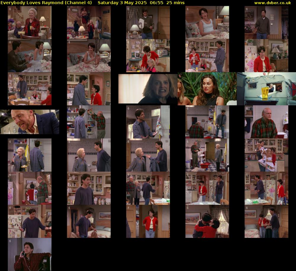 Everybody Loves Raymond (Channel 4) Saturday 3 May 2025 06:55 - 07:20