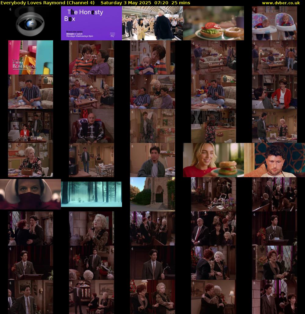 Everybody Loves Raymond (Channel 4) Saturday 3 May 2025 07:20 - 07:45