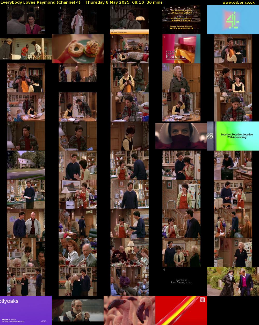 Everybody Loves Raymond (Channel 4) Thursday 8 May 2025 08:10 - 08:40