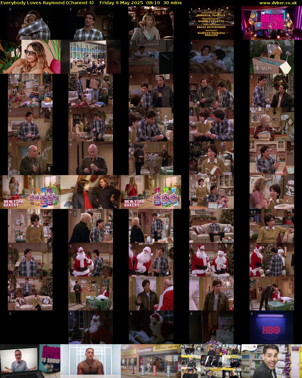Everybody Loves Raymond (Channel 4) Friday 9 May 2025 08:10 - 08:40