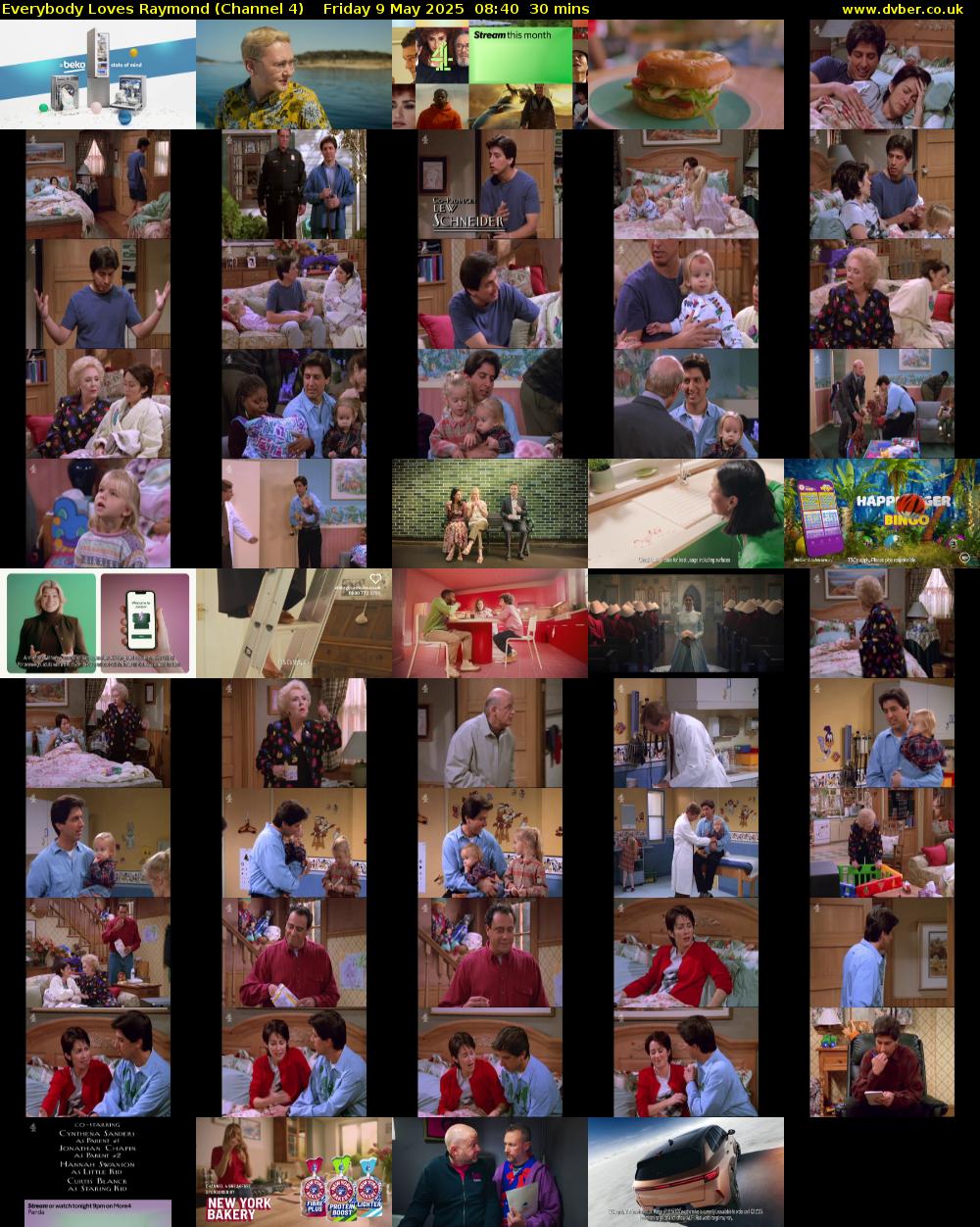 Everybody Loves Raymond (Channel 4) Friday 9 May 2025 08:40 - 09:10