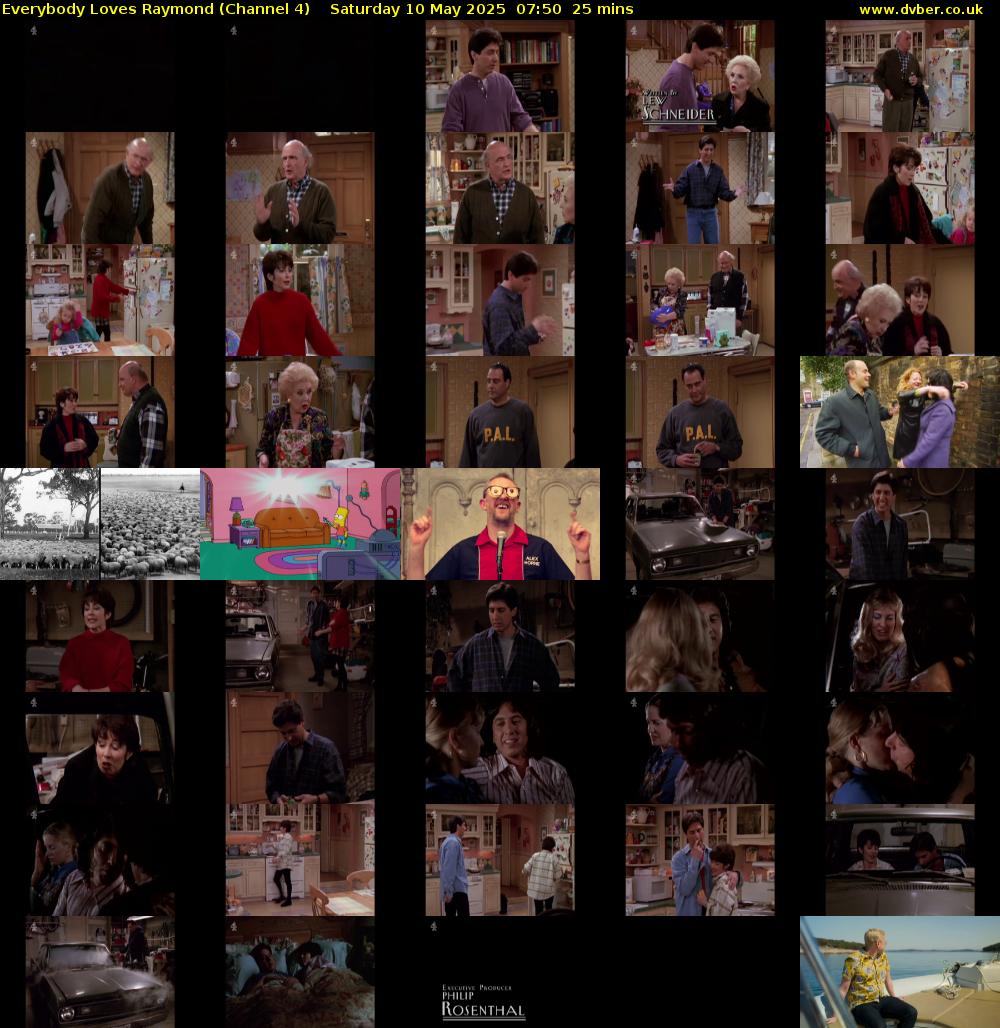 Everybody Loves Raymond (Channel 4) Saturday 10 May 2025 07:50 - 08:15