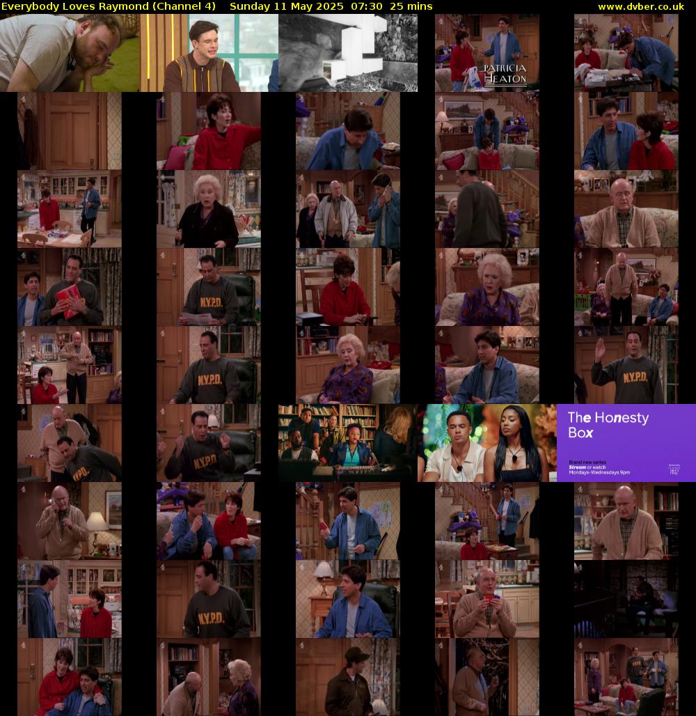 Everybody Loves Raymond (Channel 4) Sunday 11 May 2025 07:30 - 07:55