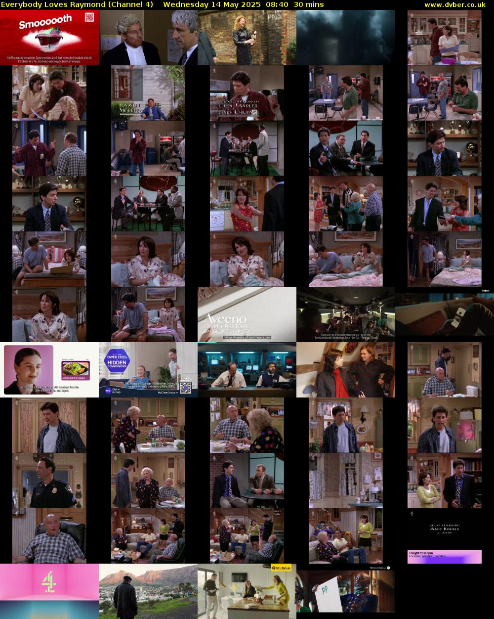 Everybody Loves Raymond (Channel 4) Wednesday 14 May 2025 08:40 - 09:10