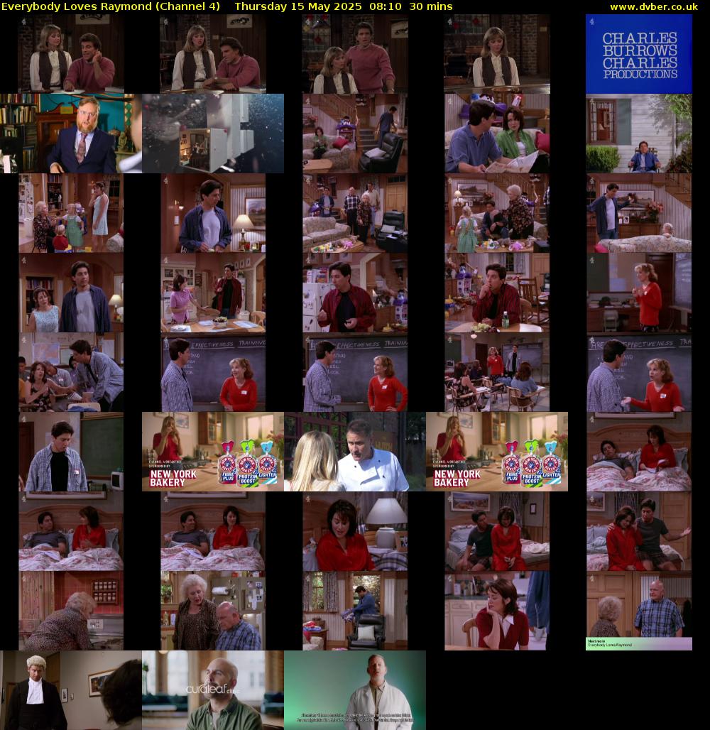 Everybody Loves Raymond (Channel 4) Thursday 15 May 2025 08:10 - 08:40