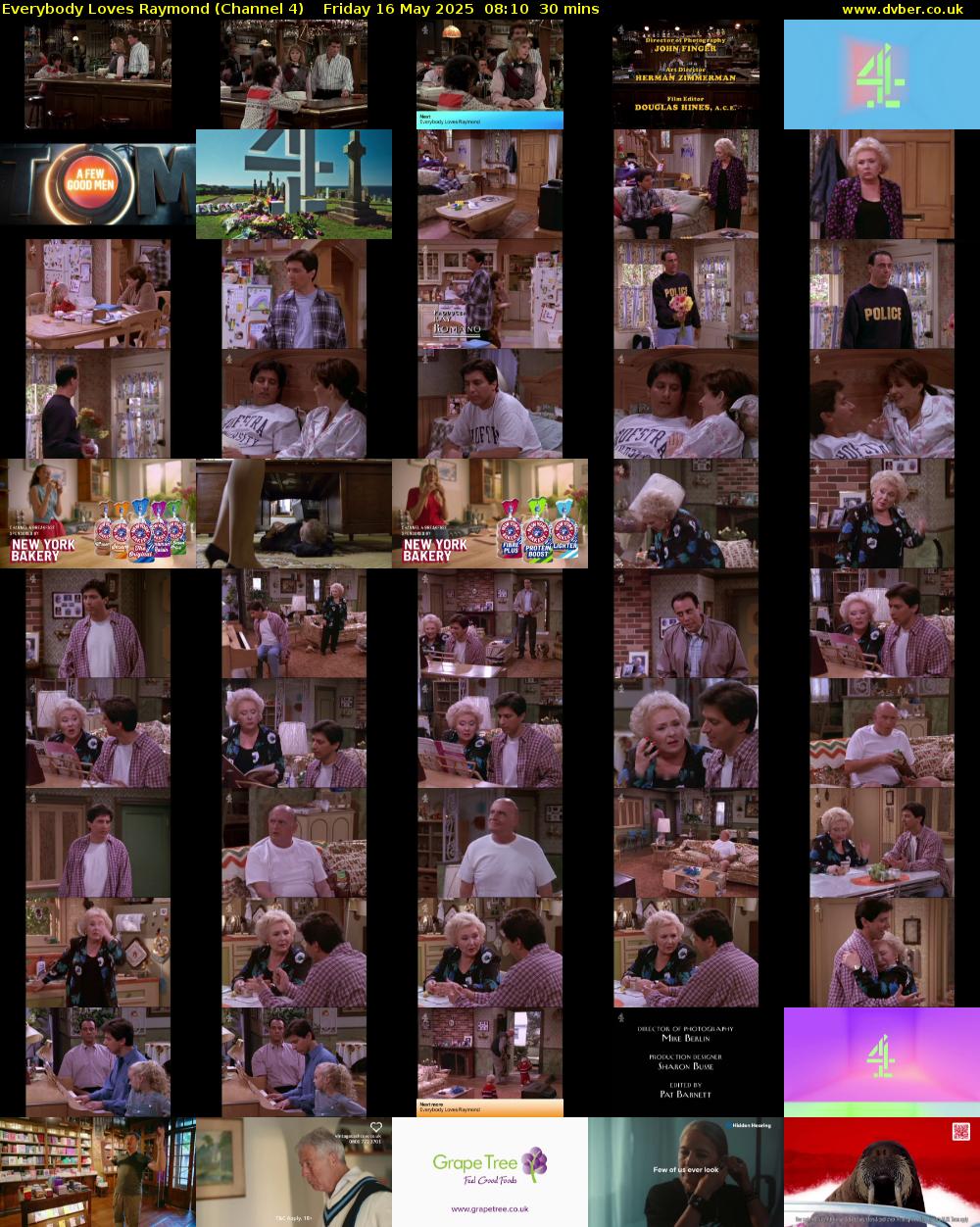 Everybody Loves Raymond (Channel 4) Friday 16 May 2025 08:10 - 08:40