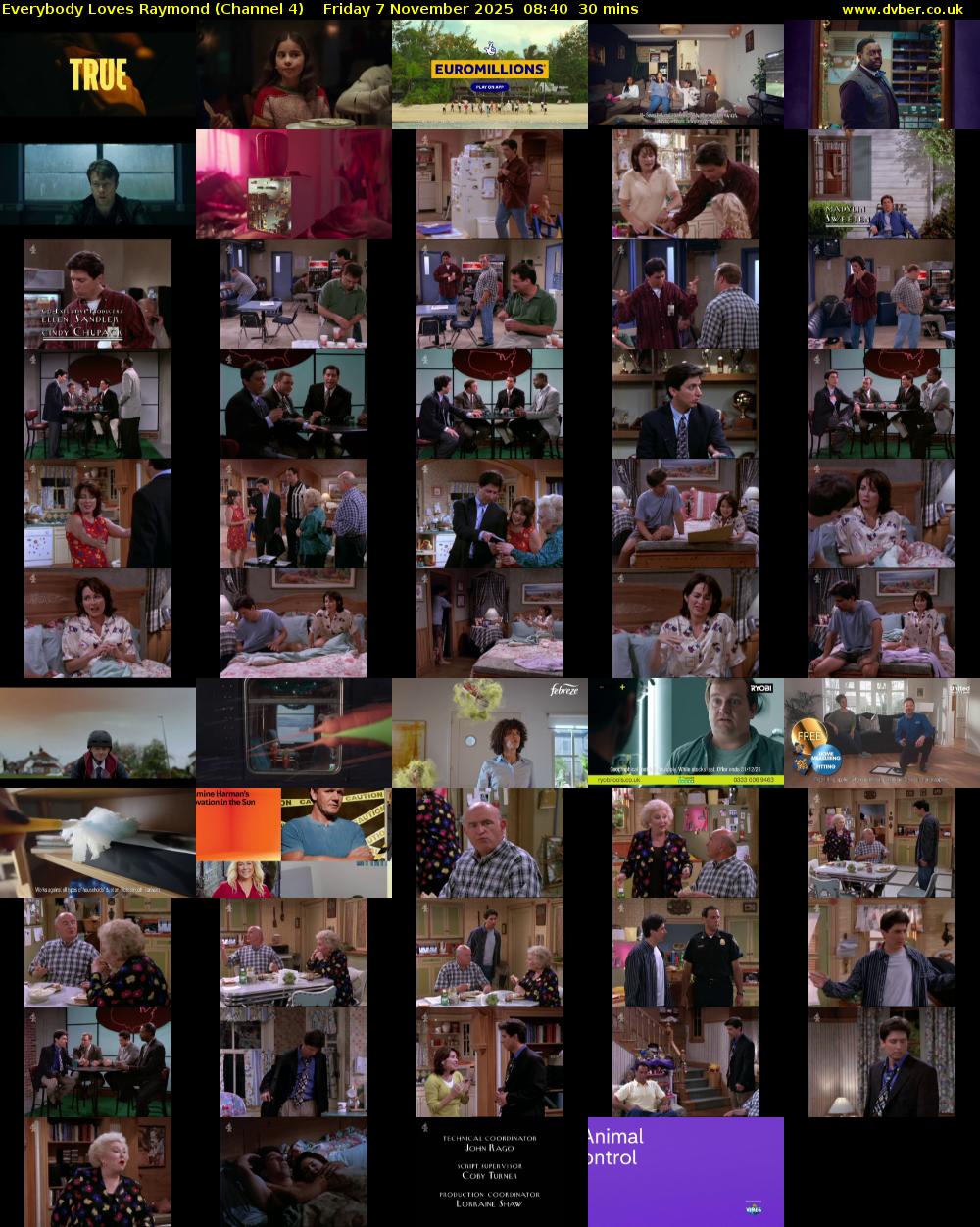 Everybody Loves Raymond (Channel 4) Friday 7 November 2025 08:40 - 09:10