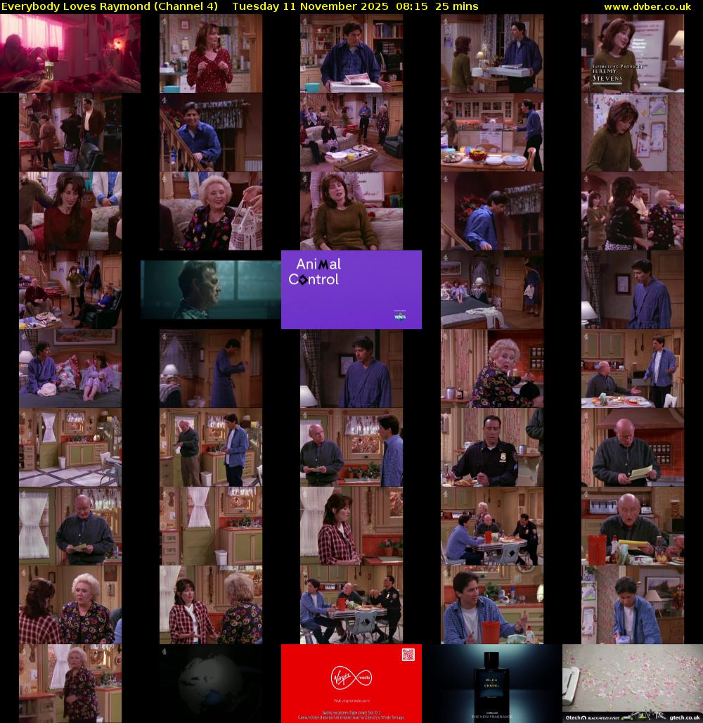 Everybody Loves Raymond (Channel 4) Tuesday 11 November 2025 08:15 - 08:40