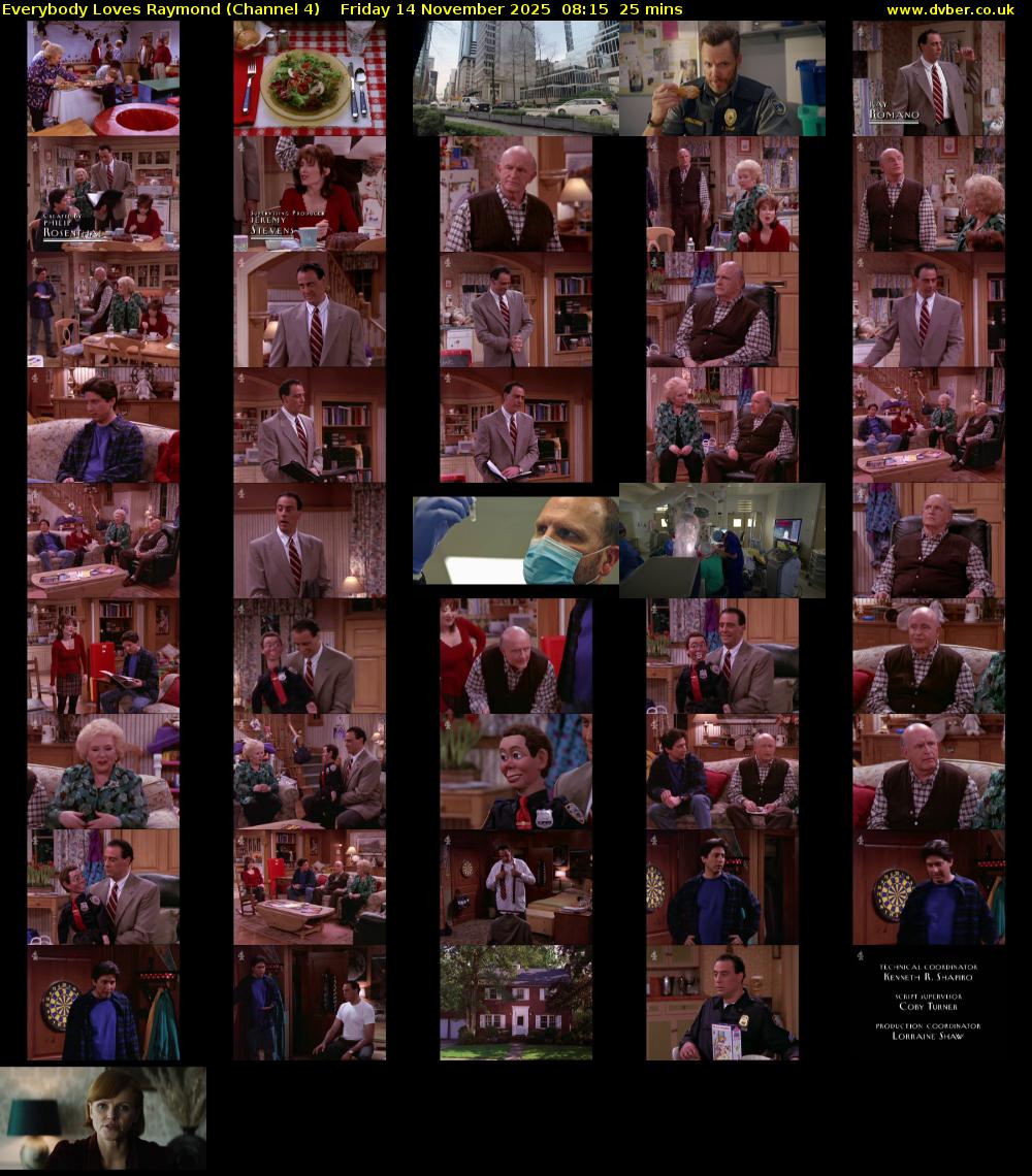 Everybody Loves Raymond (Channel 4) Friday 14 November 2025 08:15 - 08:40