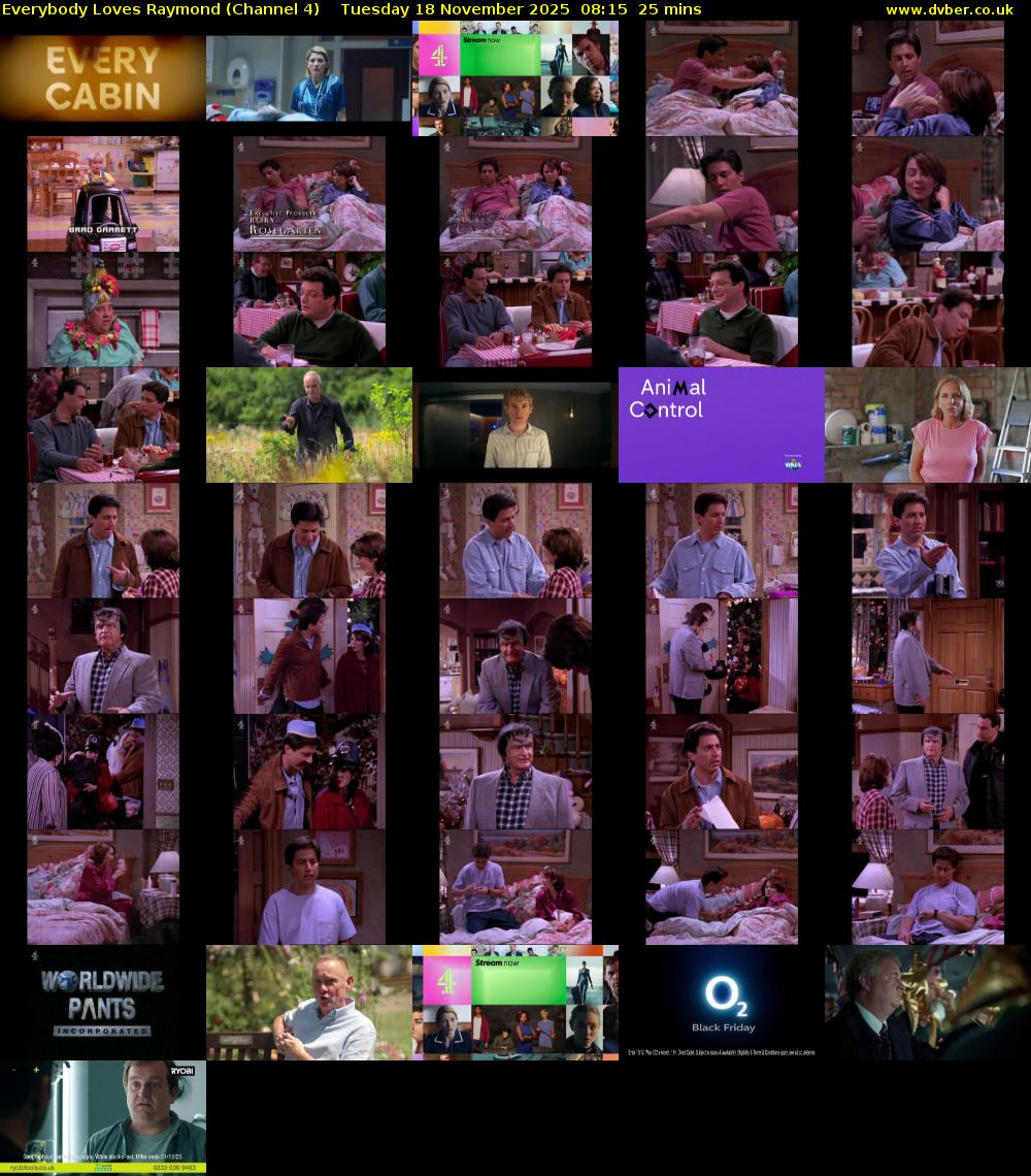 Everybody Loves Raymond (Channel 4) Tuesday 18 November 2025 08:15 - 08:40
