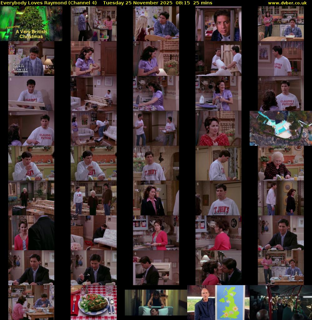 Everybody Loves Raymond (Channel 4) Tuesday 25 November 2025 08:15 - 08:40