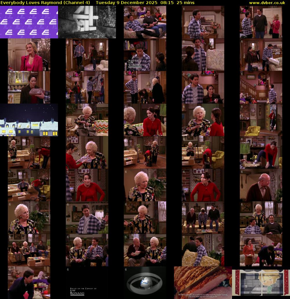 Everybody Loves Raymond (Channel 4) Tuesday 9 December 2025 08:15 - 08:40