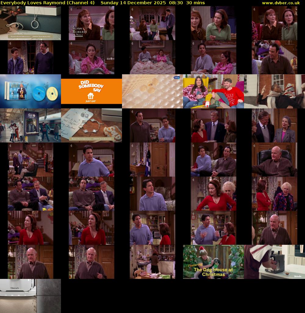Everybody Loves Raymond (Channel 4) Sunday 14 December 2025 08:30 - 09:00
