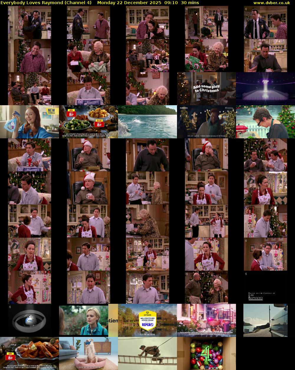 Everybody Loves Raymond (Channel 4) Monday 22 December 2025 09:10 - 09:40