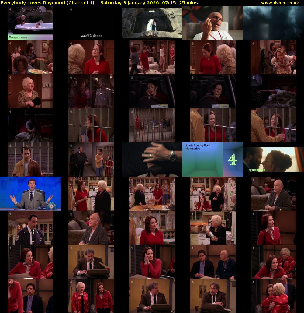 Everybody Loves Raymond (Channel 4) Saturday 3 January 2026 07:15 - 07:40