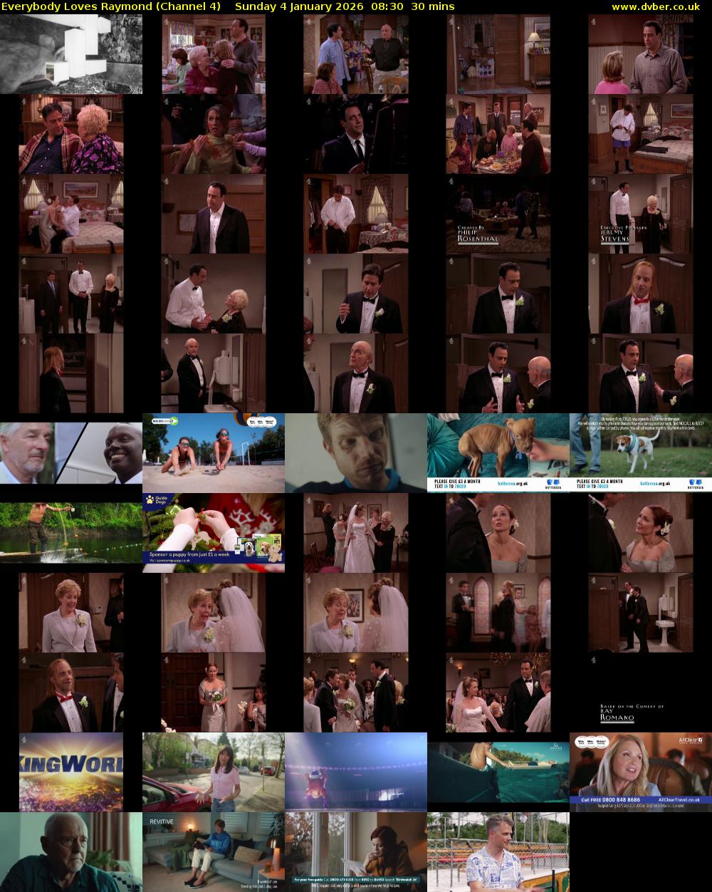 Everybody Loves Raymond (Channel 4) Sunday 4 January 2026 08:30 - 09:00