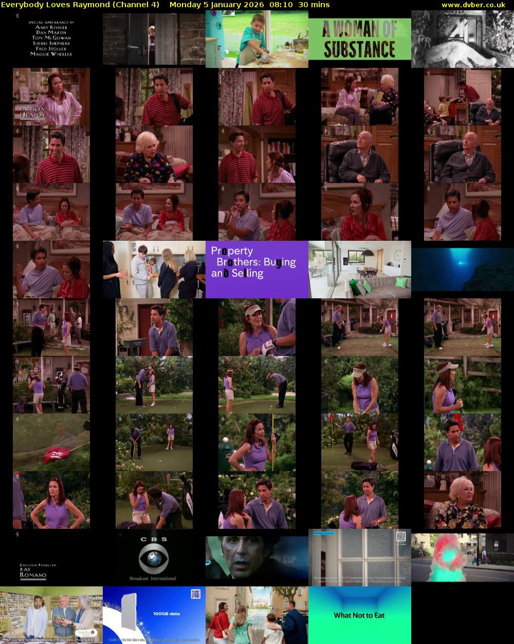 Everybody Loves Raymond (Channel 4) Monday 5 January 2026 08:10 - 08:40