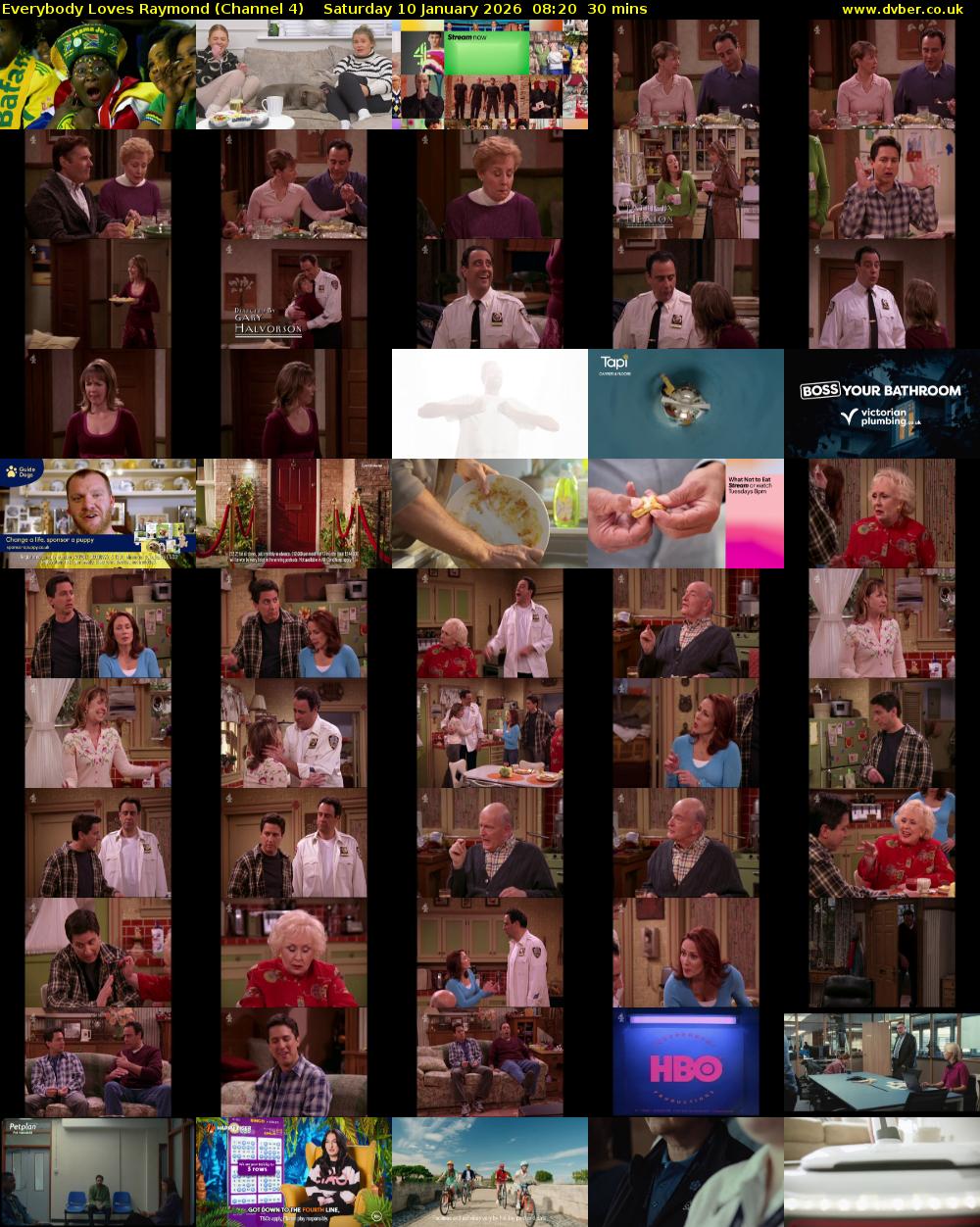 Everybody Loves Raymond (Channel 4) Saturday 10 January 2026 08:20 - 08:50