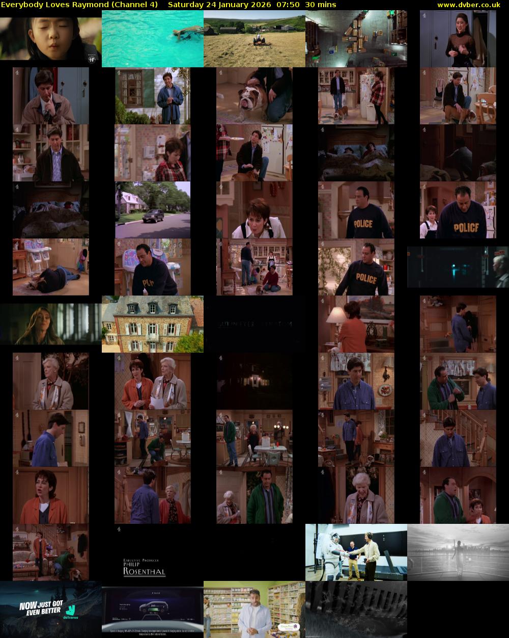 Everybody Loves Raymond (Channel 4) Saturday 24 January 2026 07:50 - 08:20