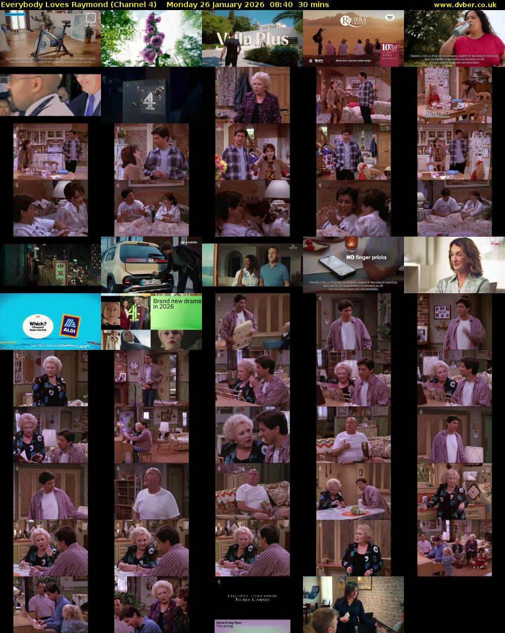 Everybody Loves Raymond (Channel 4) Monday 26 January 2026 08:40 - 09:10