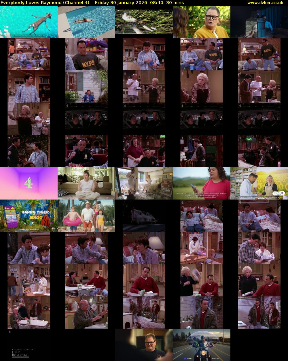 Everybody Loves Raymond (Channel 4) Friday 30 January 2026 08:40 - 09:10