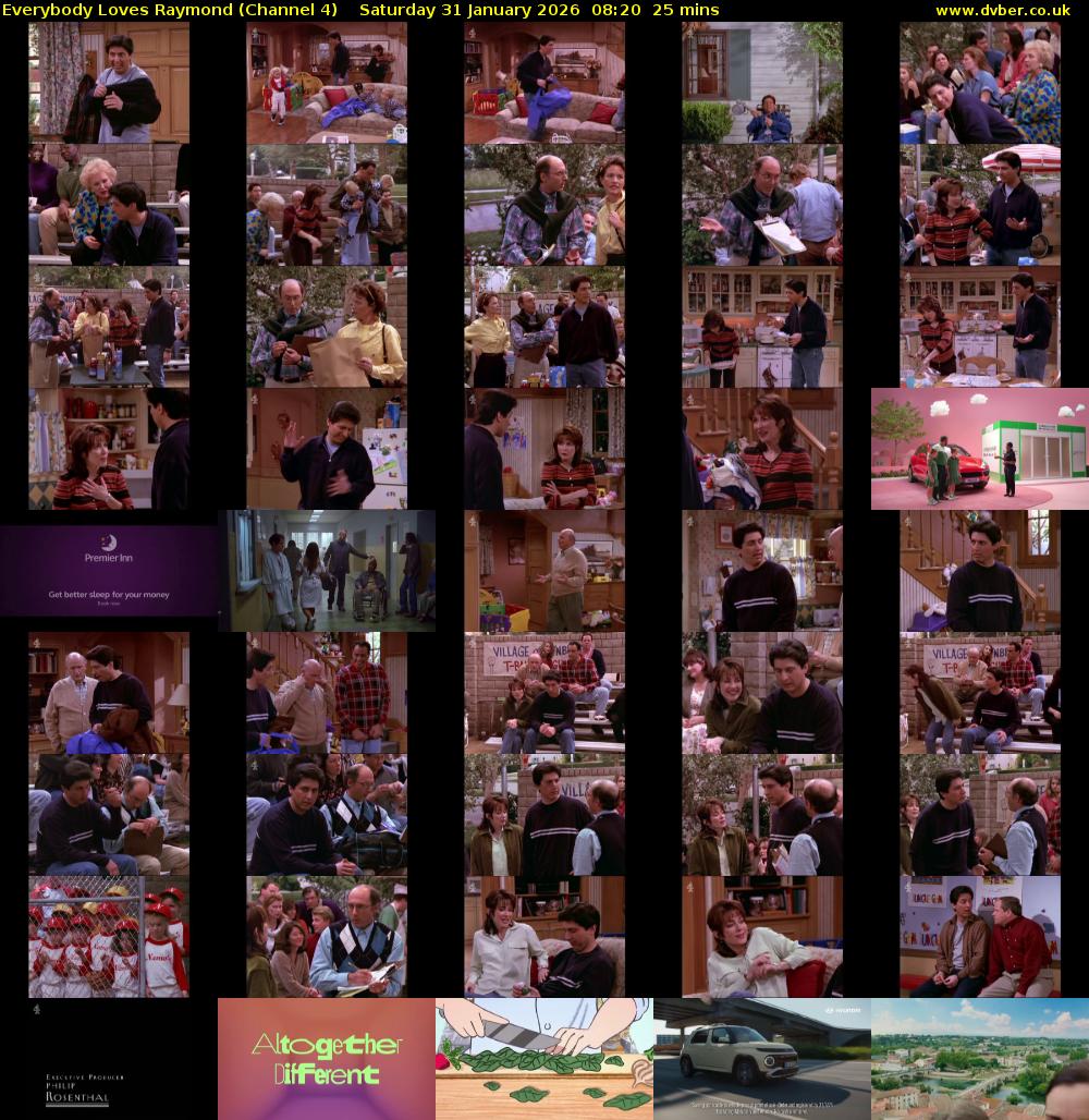 Everybody Loves Raymond (Channel 4) Saturday 31 January 2026 08:20 - 08:45